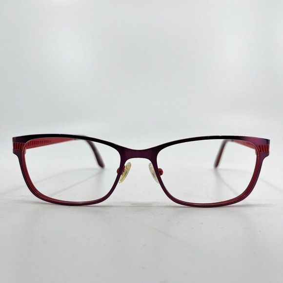 Wittnauer Miranda Cherry Red Women Frame Eyeglasses Designer 53-17-135 H7349 - Picture 1 of 8